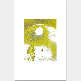 Abstraction Landscape in Yellow Posters and Art